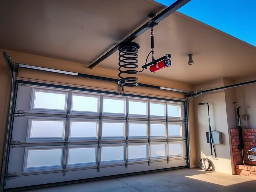 Garage Door Spring Repair editorial image for Millbrae garage door service